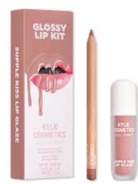 Kylie Cosmetics Glossy Lip Kit - 717 Coconut 2.0 New in Box